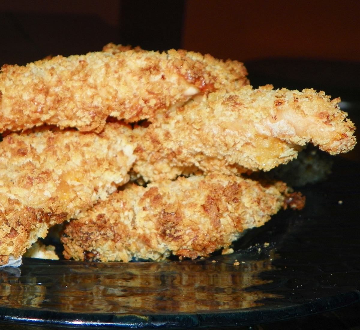 Crispy Baked Panko Sriracha Chicken Strips Recipe